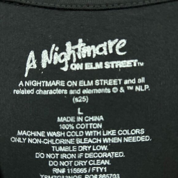 A Nightmare On Elm Street Freddy Krueger Horror Movie Tee L - Picture 4 of 4